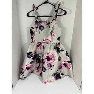 Zunie Girls Floral Dress Size 10 NWOT